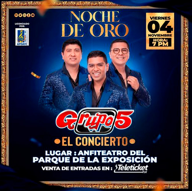 Grupo 5: ¿Cuándo Será Su Tercer Concierto En Lima Y Cuándo Se Venderán ...