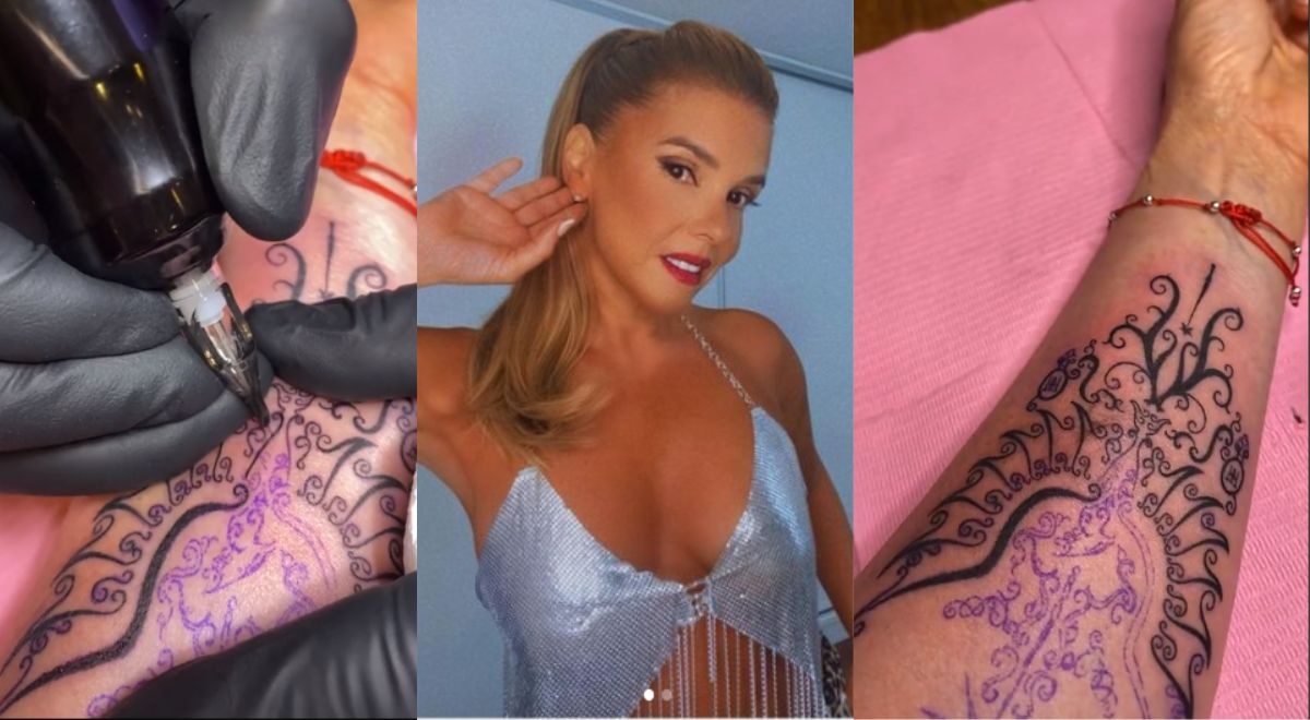 Johanna San Miguel, Instagram, se hace tatuaje en vivo, y usuarios  reaccionan, Qué pasó, foto | El Popular