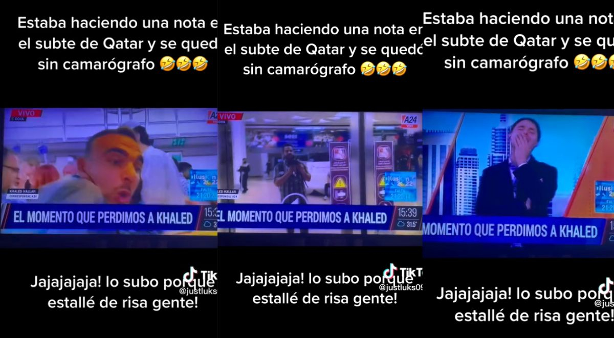 Tiktok Viral: Reportero Se Subió A Tren En Qatar, Pero Su Camarógrafo ...