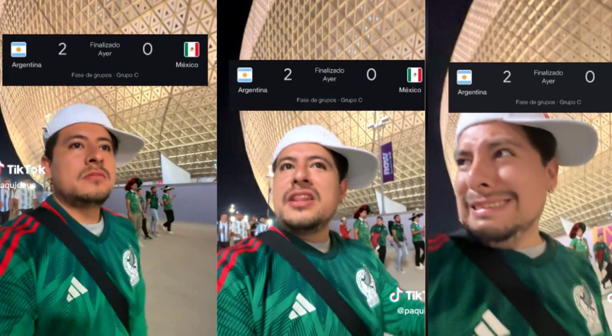 TikTok viral: Mexicano expresó su molestia tras la derrota ante ...