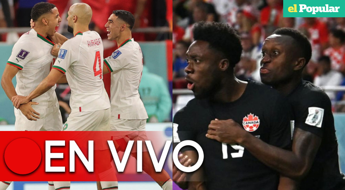 EN VIVO Marruecos 2 - 1 Canadá: inició el segundo tiempo del partido del Grupo F por el Mundial de Qatar 2022