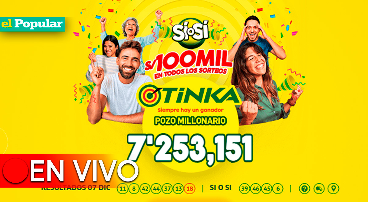 La Tinka: Mira Los Resultados Del Sorteo De Hoy Domingo 11 De Diciembre ...