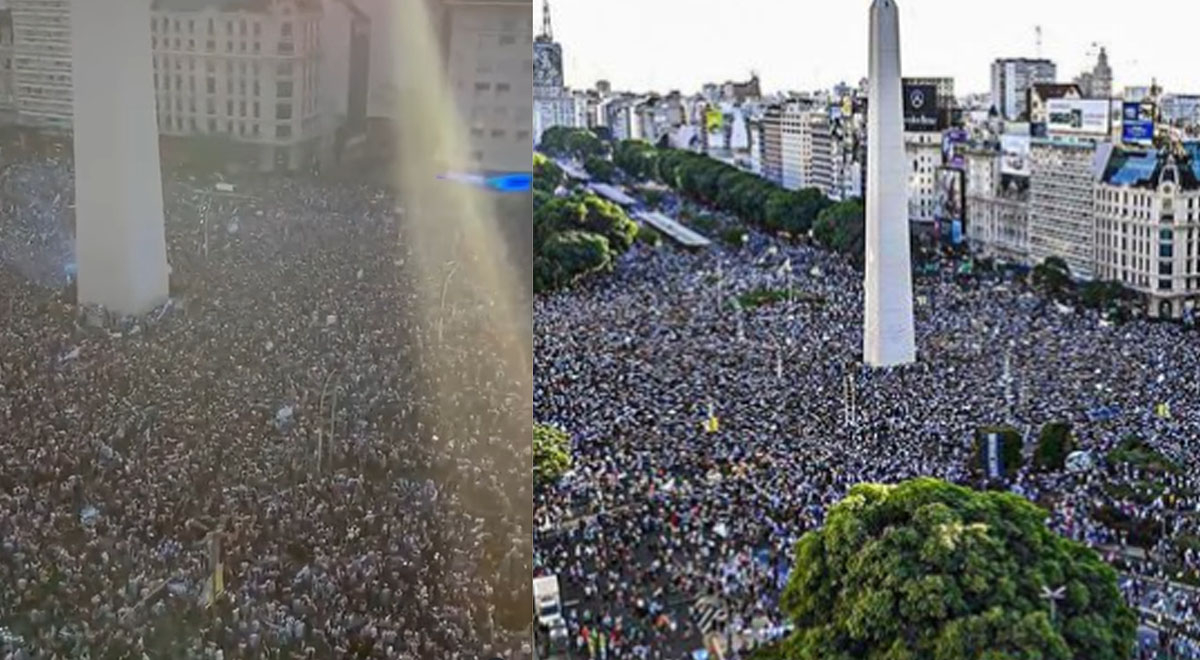 Argentina en la Final del Mundial Qatar 2022: Así fue el multitudinario ...