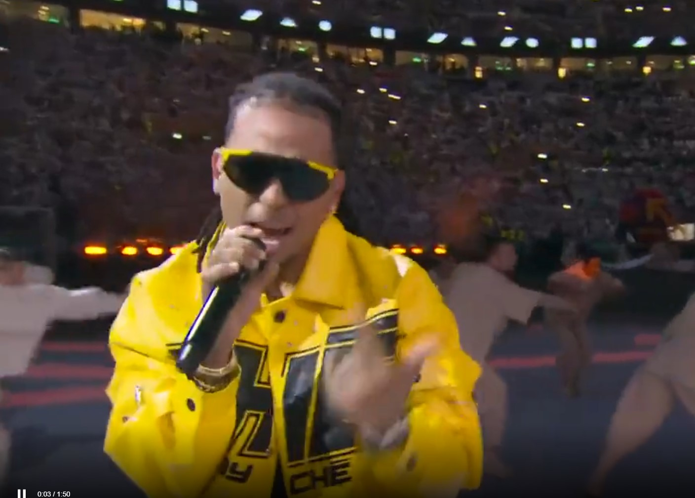 Ozuna surprises at the closing ceremony of the 2022 World Cup [VIDEO