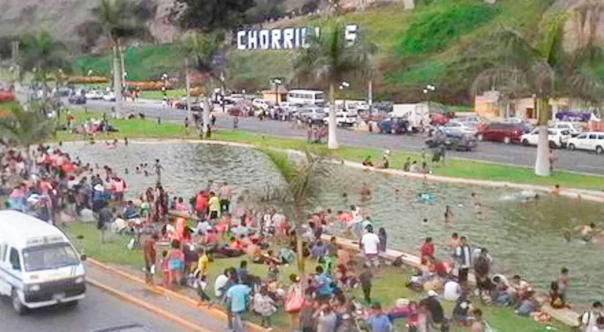 Chorrillos bañistas vuelven a usar pileta de Agua Dulce como piscina