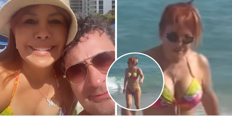 Magaly Medina En Instagram Disfruta De Miami Y Sus Playas En Bikini