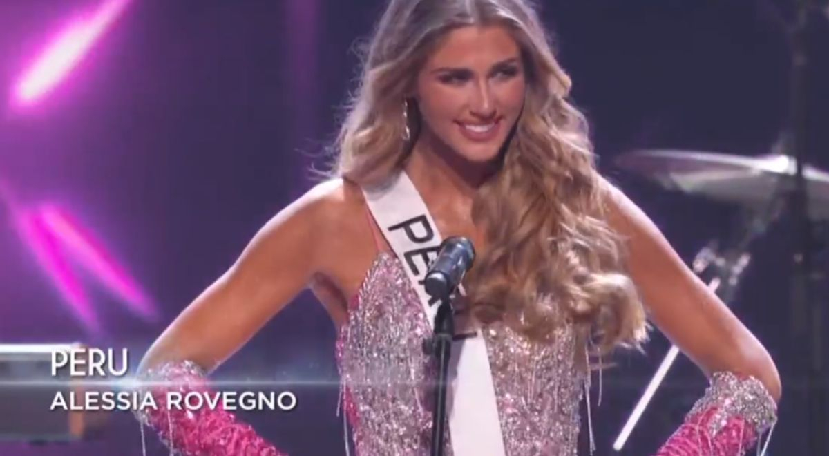 Alessia Rovegno Esta Fue Su Primera Presentación En La Gala Final Del Miss Universo 2022 El