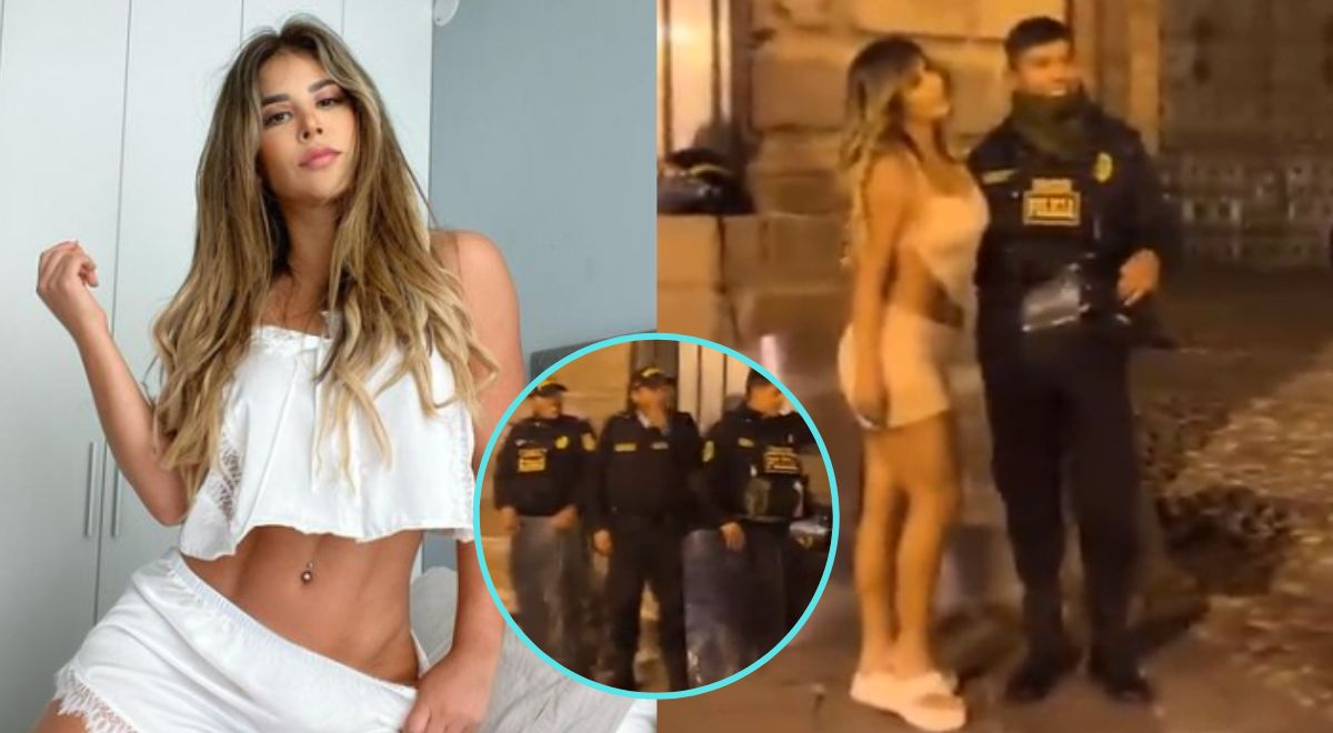 Gabriela Serpa, TikTok, se vuelve viral, Policías hacen cola para tomarse  fotos con actriz cómica de JB en ATV en Cusco | El Popular