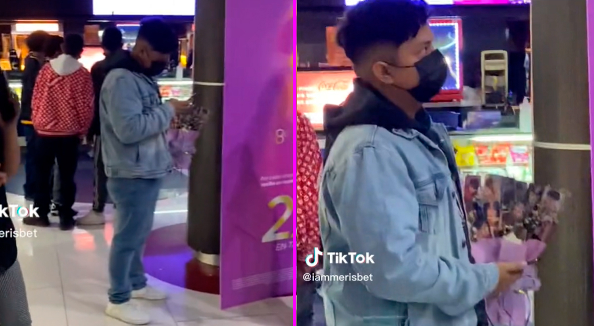 TikTok viral: Joven espera a su novia con un ramo de 'photocards' y es ...