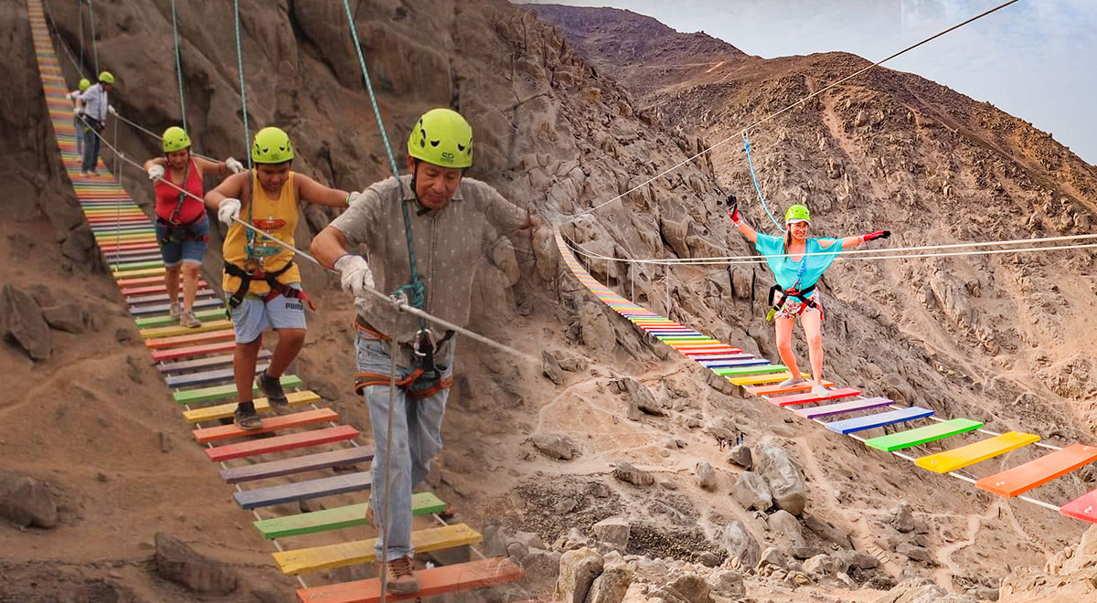 San Juan De Lurigancho As Es El Primer Puente Colgante C Mo Llegar Ruta Precios Lima