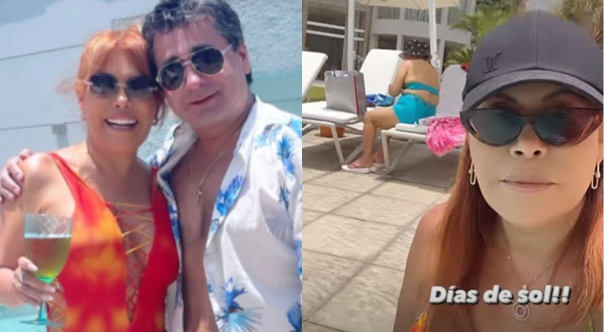 Magaly Medina Instagram Disfruta De Amor Con Esposo Alfredo Zambrano En Amplia Piscina De