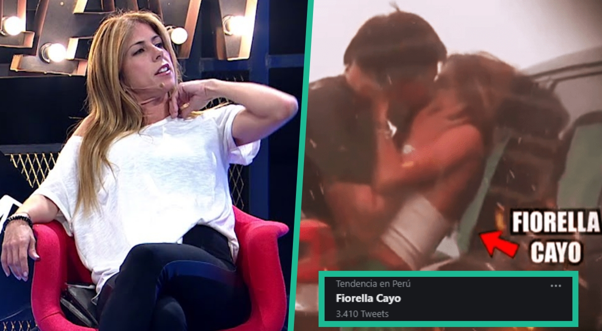 Fiorella Cayo en Twitter tendencia tras desenfrenado beso con galán Si van a ver el video que