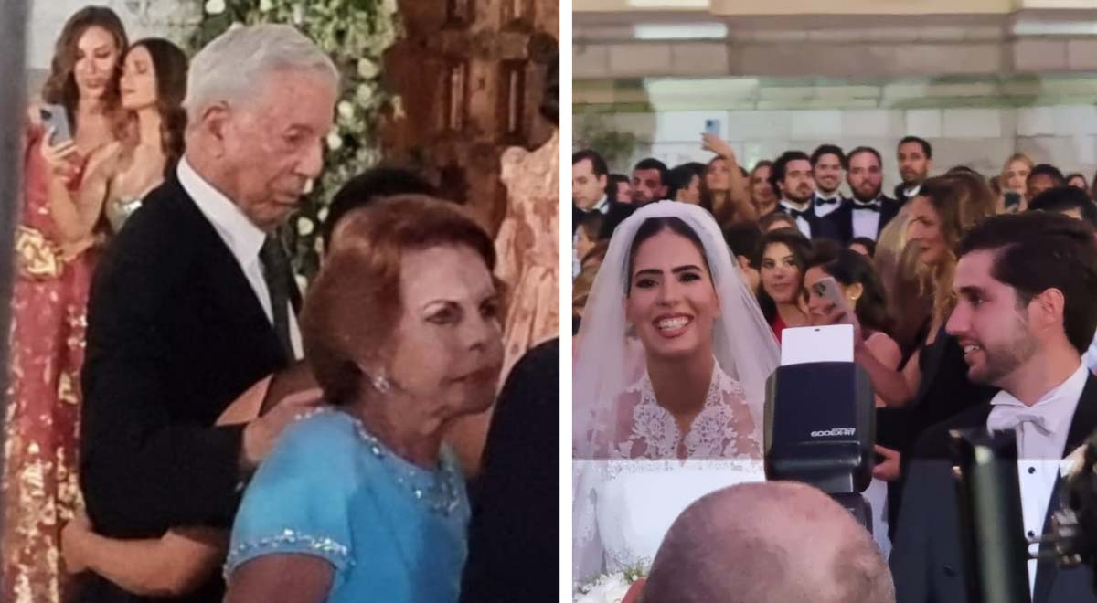 Mario Vargas Llosa Y Patricia Llosa Así Reaccionaron Tras Ser Vistos Juntos En Boda De Su Nieta