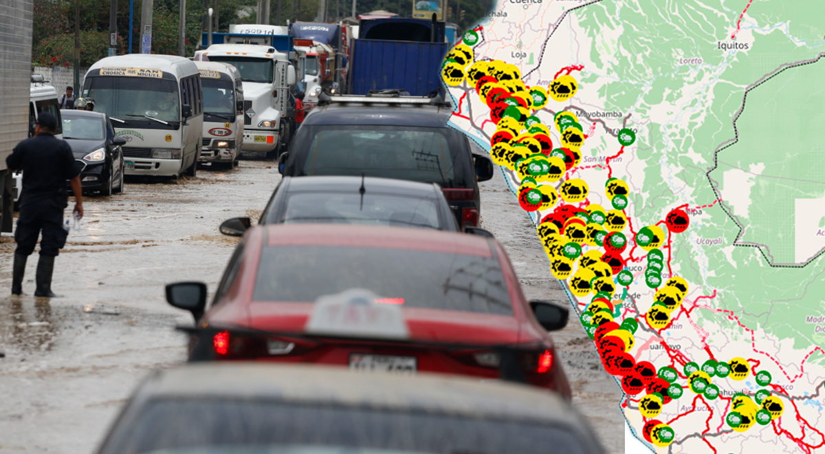 Lluvias Y Huaicos En Perú | Estas Son Las Carreteras Bloqueadas En Lima ...