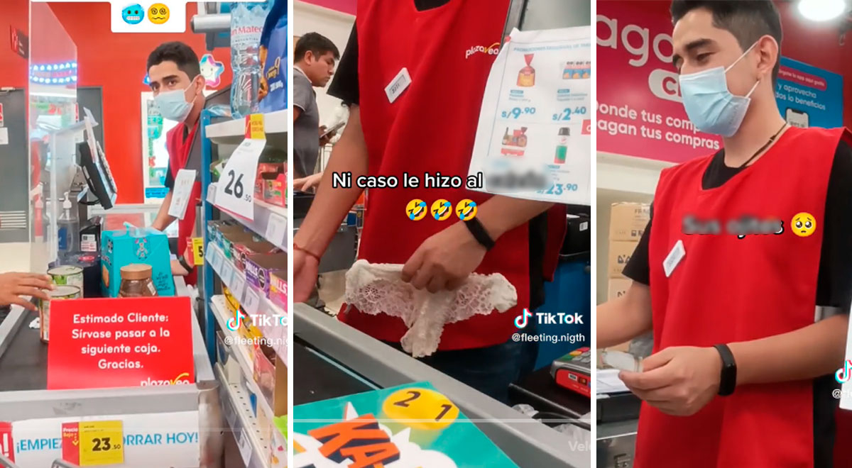 TikTok Viral: Trabaja En Plaza Vea De Cajero, Su Novia Va A Verlo ...