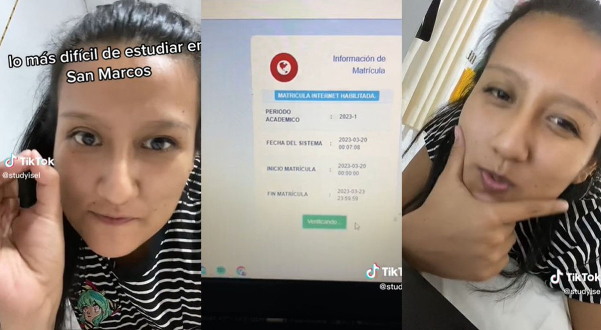 TikTok Viral | Estudiante Muestra Lo Difícil Que Es Matricularse En La ...