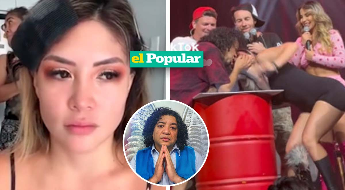 Carlos V Lchez Tiktok Viral Sorprende Con Efusivo Beso Claudia Serpa