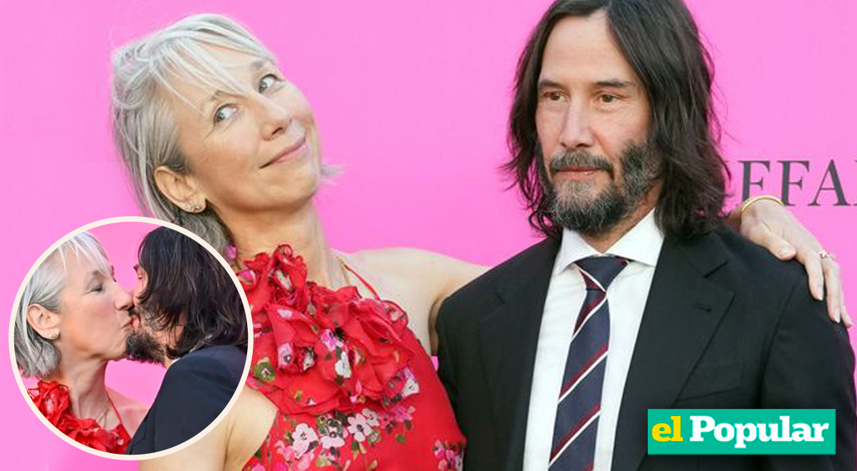 Keanu Reeves | Alexandra Grant | derrochan amor con apasionado gesto en público | El Popular