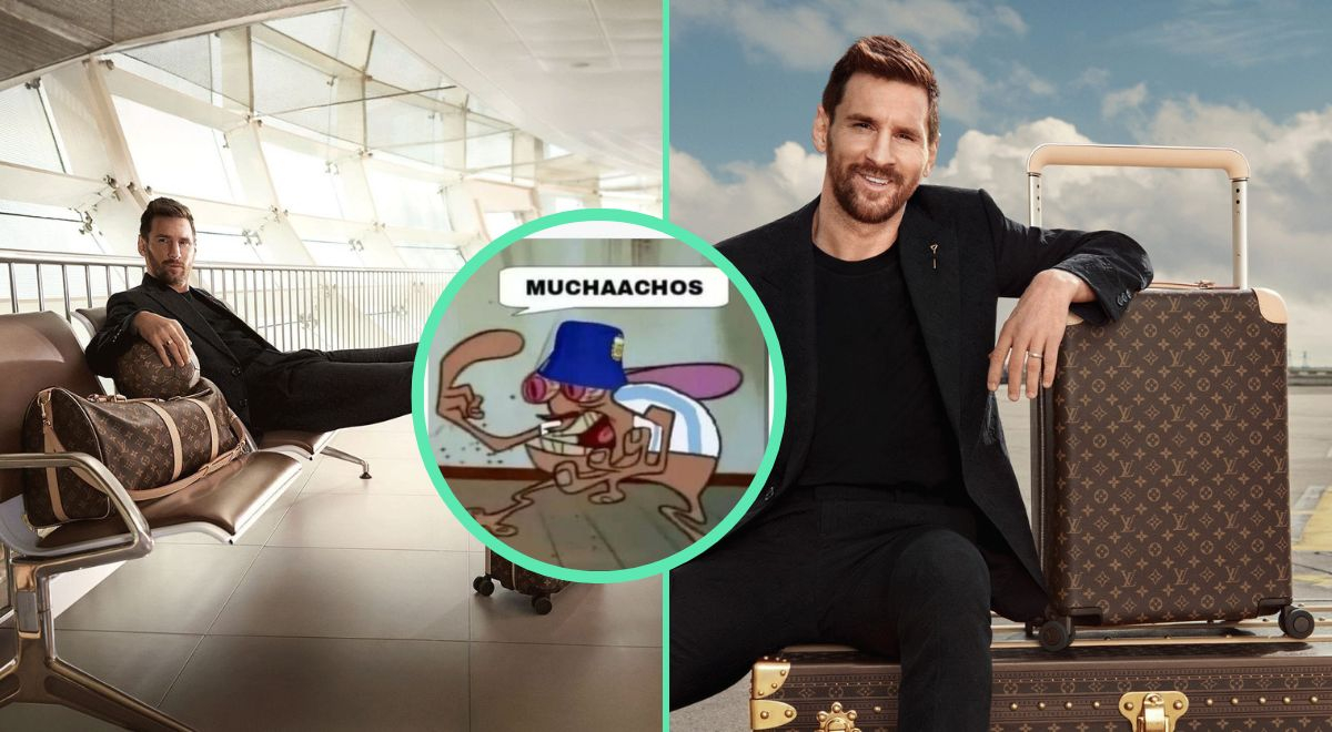 Messi se pone fino y hace comercial de Louis Vuitton ¡Qué elegancia!