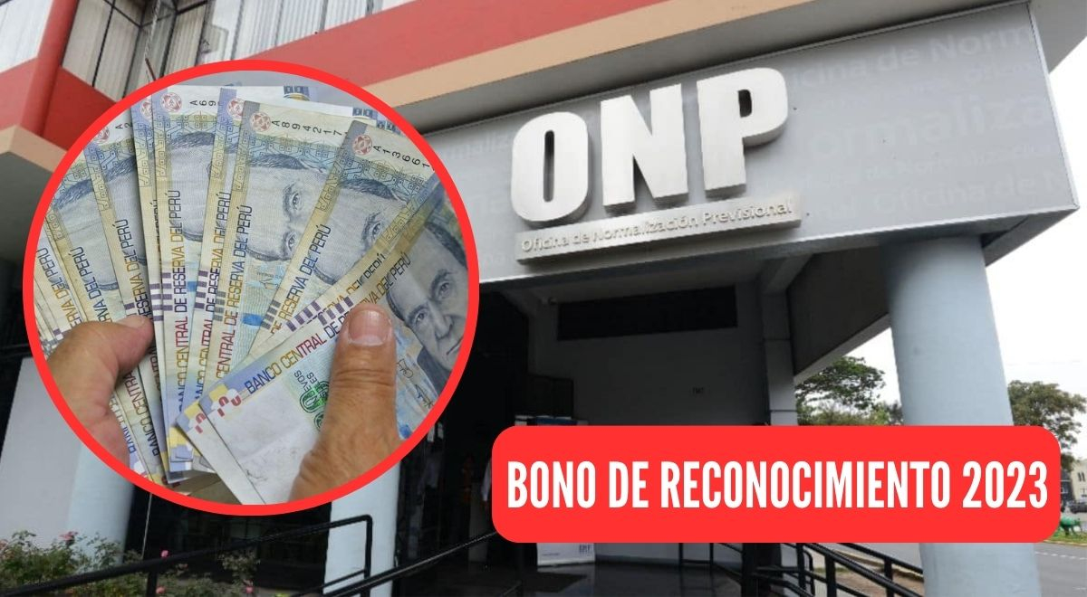 Bono de Reconocimiento de la ONP Última noticia Congreso de la