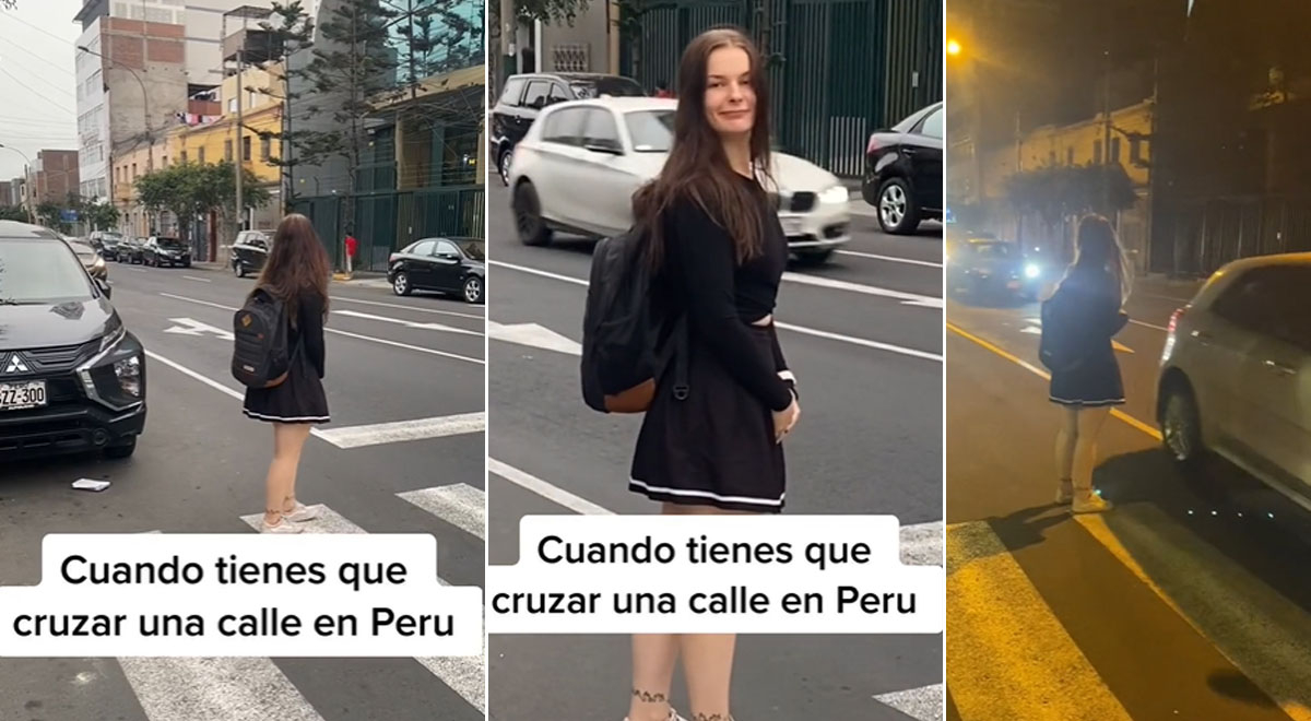 Tiktok viral: Rusa intenta cruzar la calle en Perú, pero expone ...