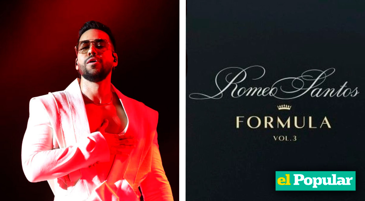 Romeo Santos regresa con su nuevo álbum de bachata 'Fórmula Vol. 3