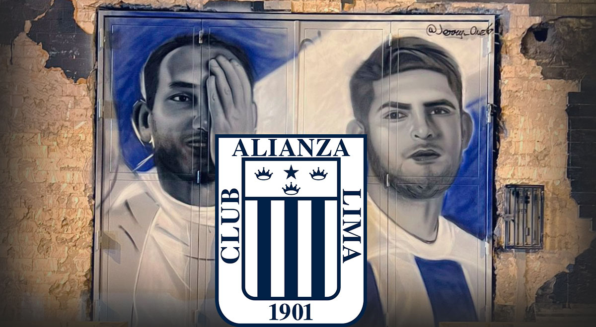 Alianza Lima Tiene Nuevos Dolos Hern N Barcos Y Carlos Zambrano Retratados En Mural En La