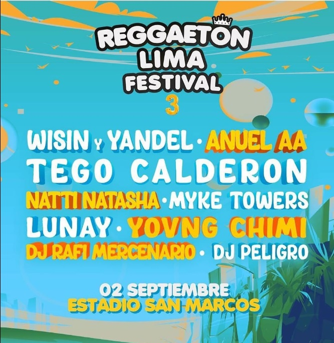 Reggeatón Lima Festival 3 has been announced! Find out the presale