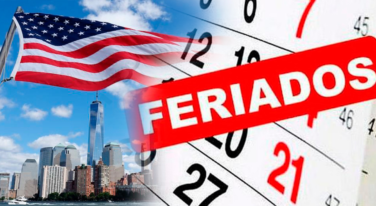 ¿Qué días no se trabaja en Estados Unidos? feriados Días festivos