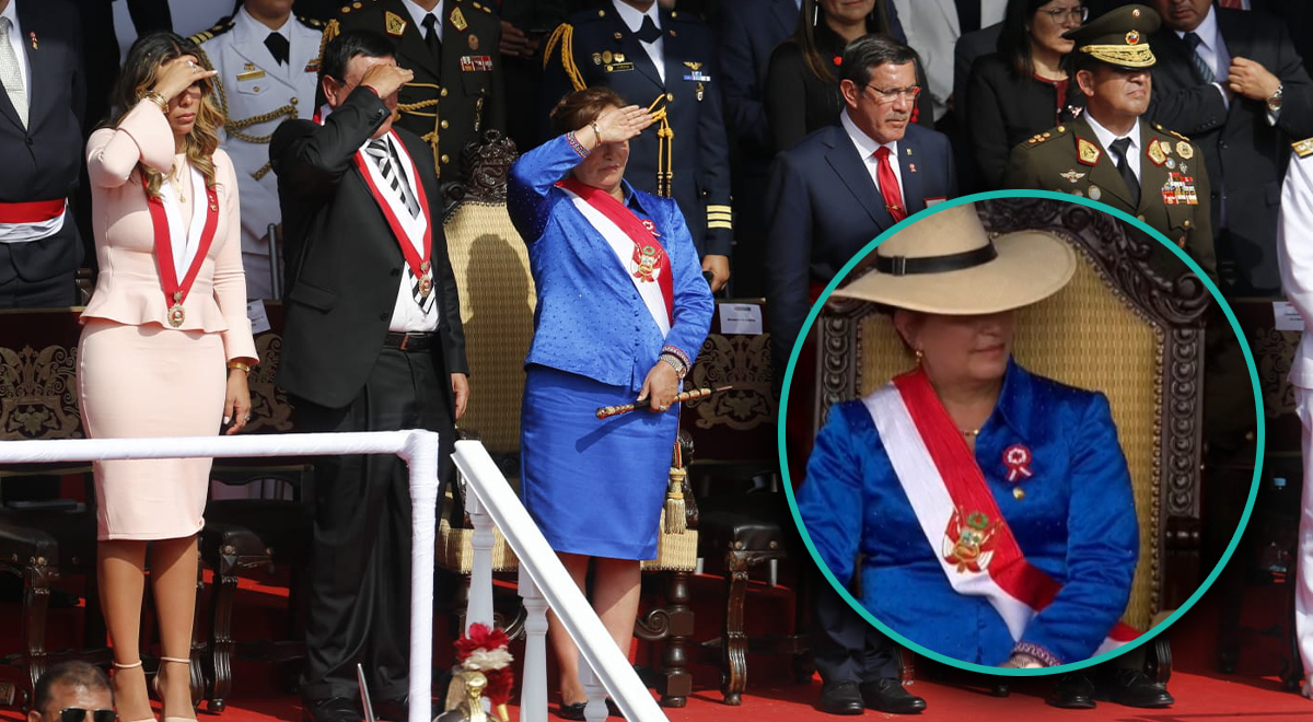 Desfile Militar 2023: Dina Boluarte Es Captada Con Sombrero Y ...