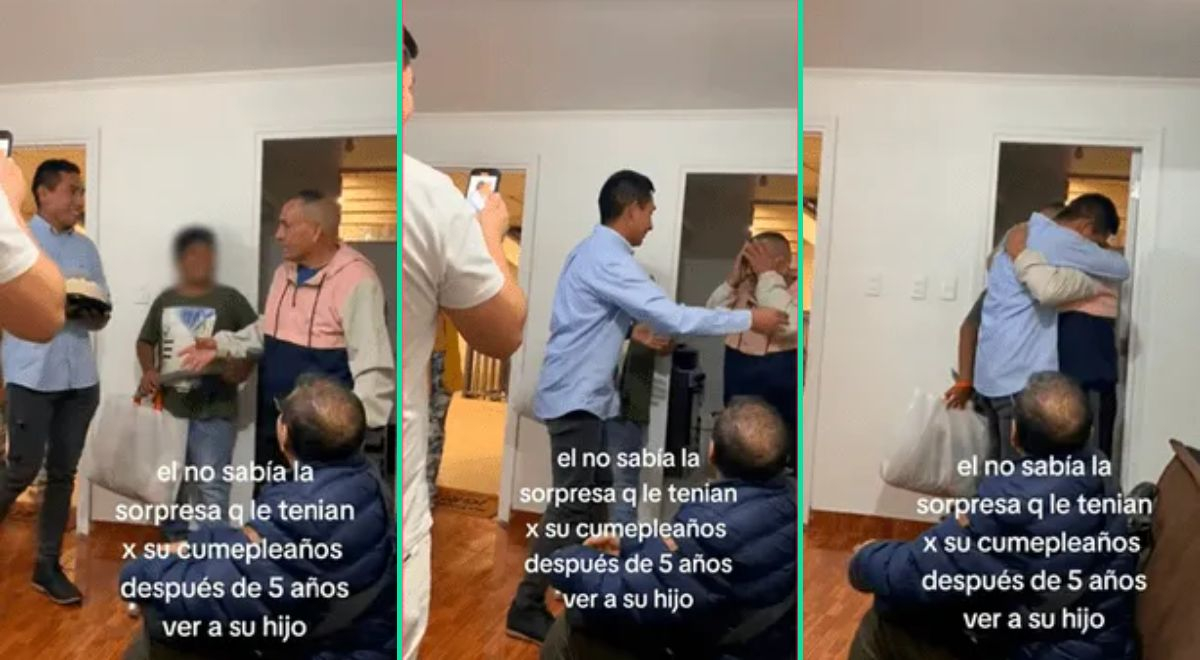 TikTok Viral | Padre Rompe En Llanto Al Reencontrarse Con Su Hijo ...