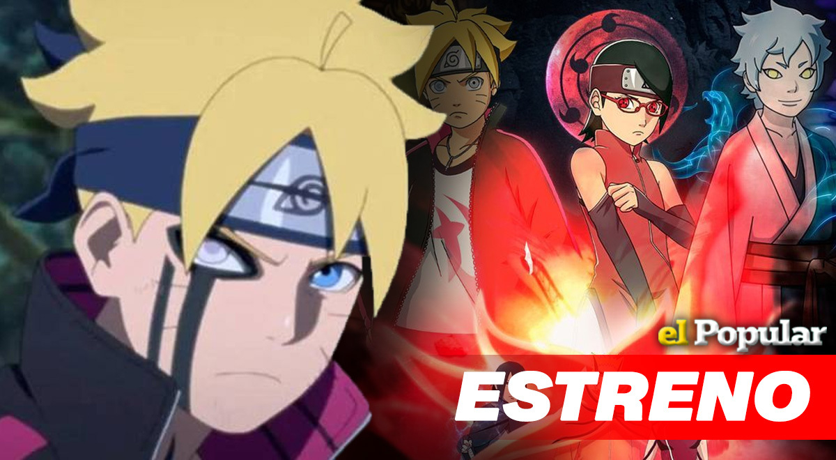 Naruto y Boruto juntos en una misma escena, Anime