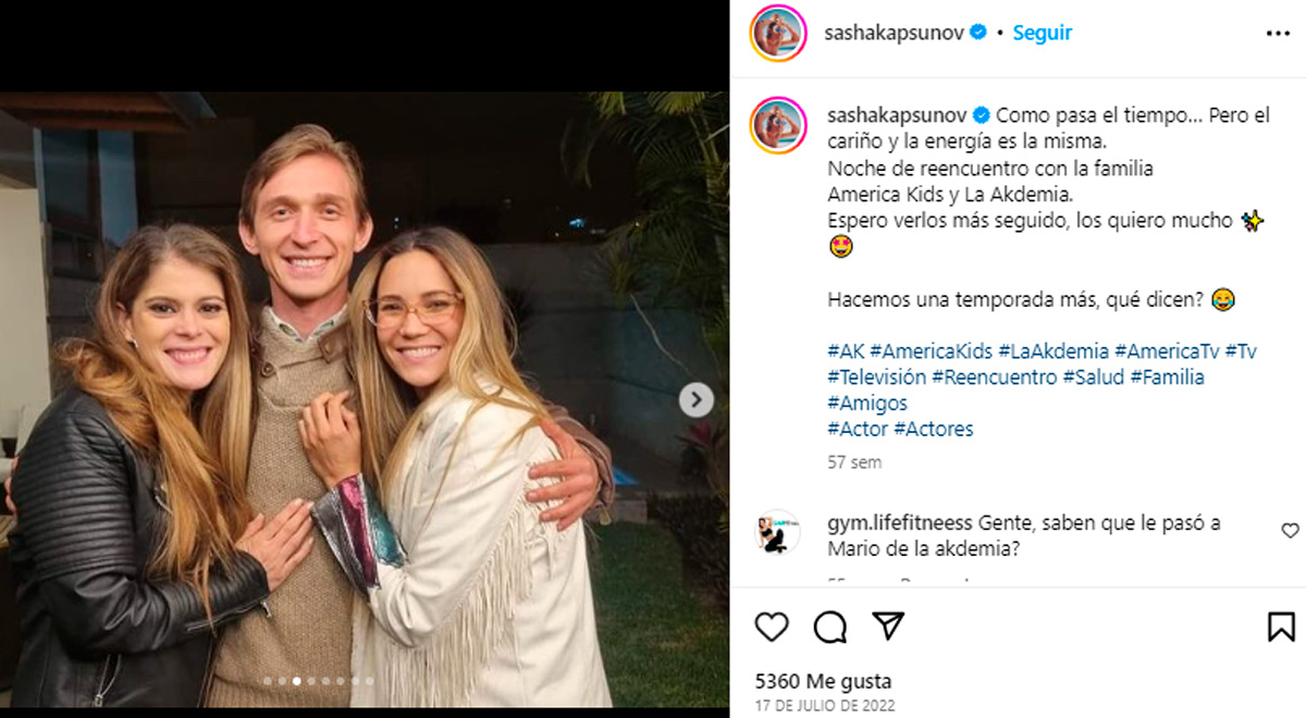 Sasha Kapsunov antes y después de América Kids ahora en Al fondo hay