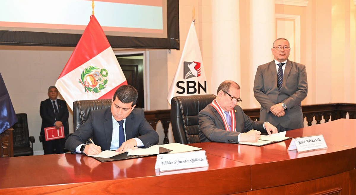 SBN y Poder Judicial firman convenio para fortalecer la gestión de ...