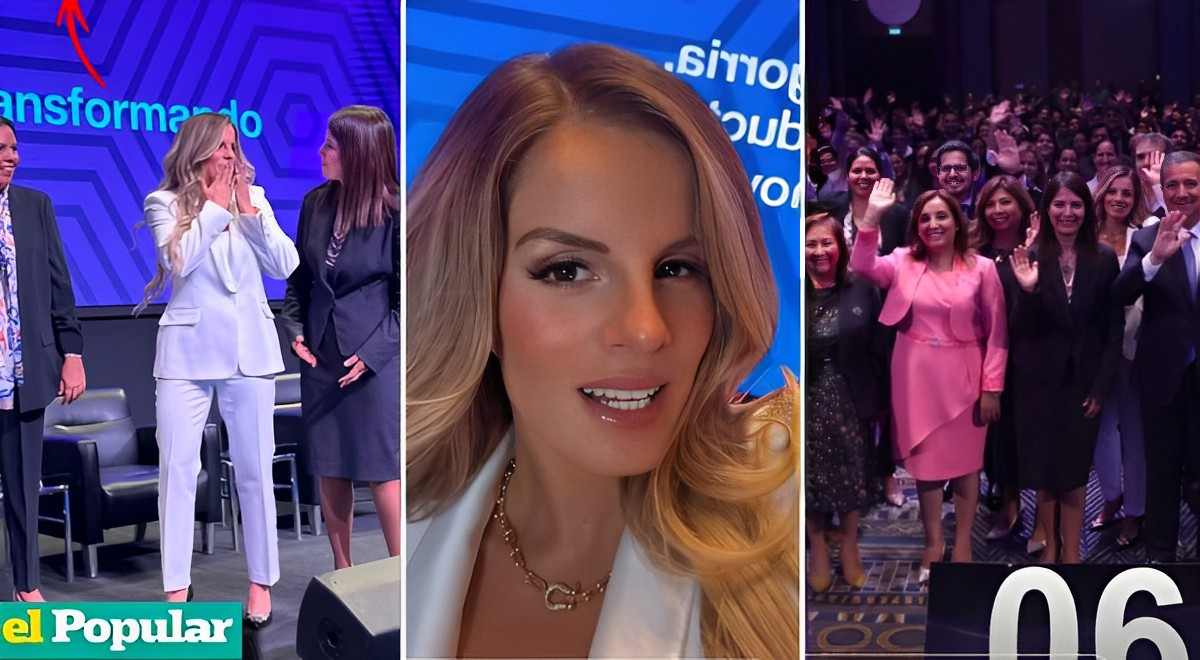 Alejandra Baigorria Se Luce Junto A Dina Boluarte En La Cumbre Pyme ...