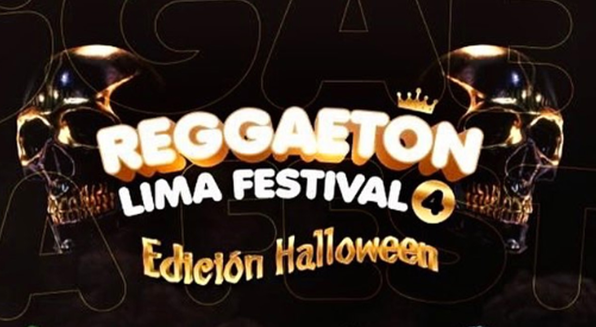 Anuncian el Reggeaton Lima Festival 4, edición Halloween ¿cuándo