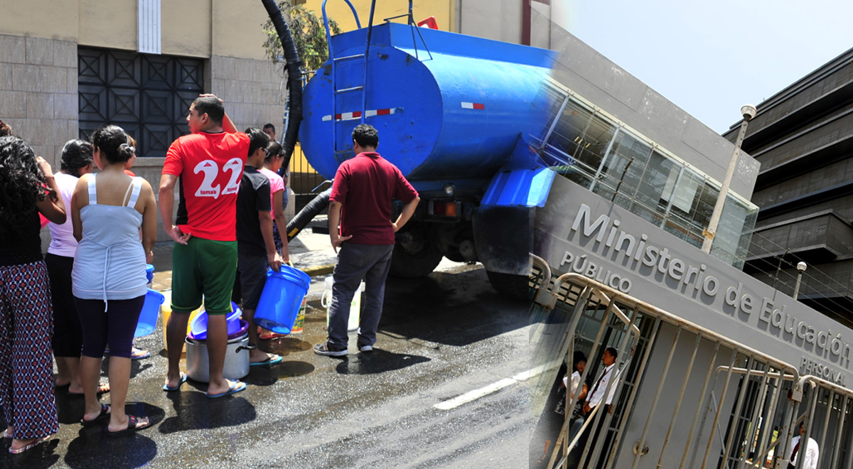 Corte De Agua En Octubre De Sedapal Minedu Anuncia Medidas Para