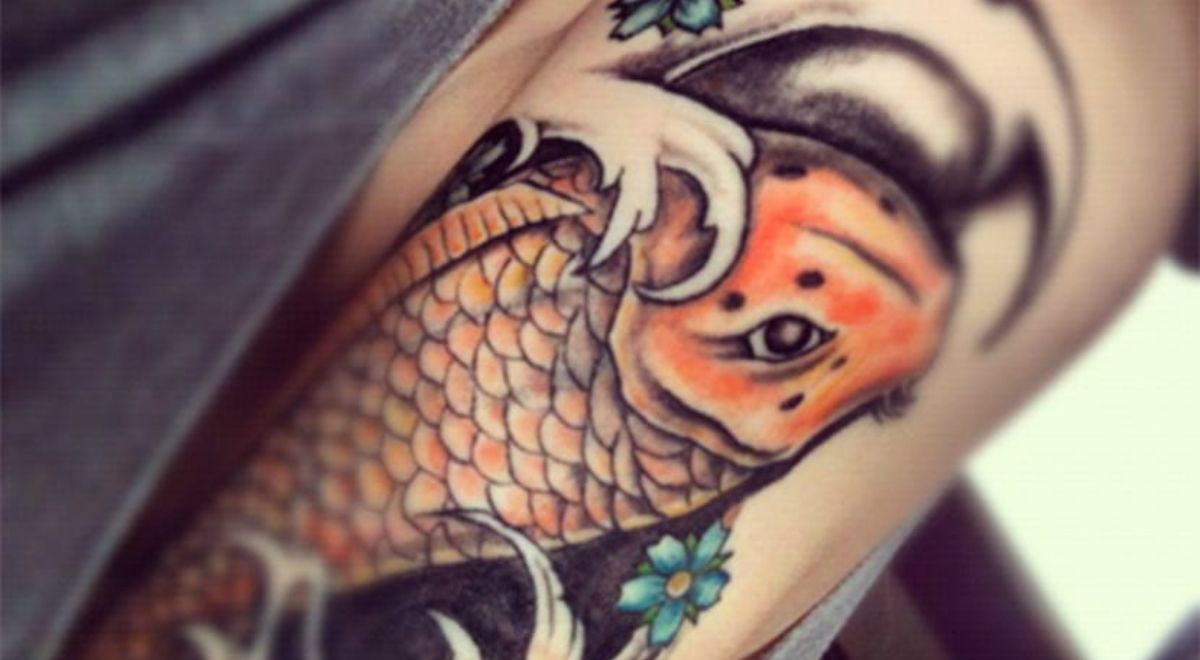 Qué significa el tatuaje del pez koi según la cultura japonesa