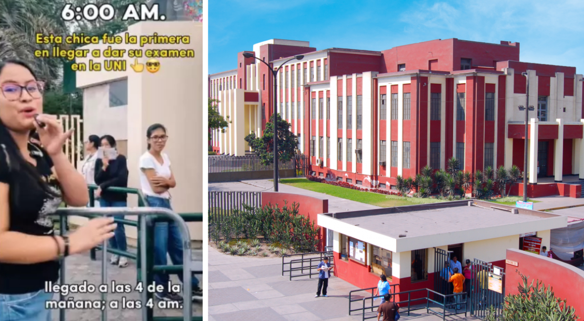 Examen de admisión UNI 2024: Postulante llega a las 4 de la madrugada ...