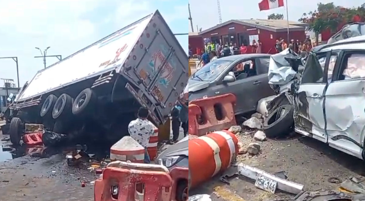 Trujillo Colisión Múltiple En Peaje De Chicama Deja Al Menos 5 Muertos