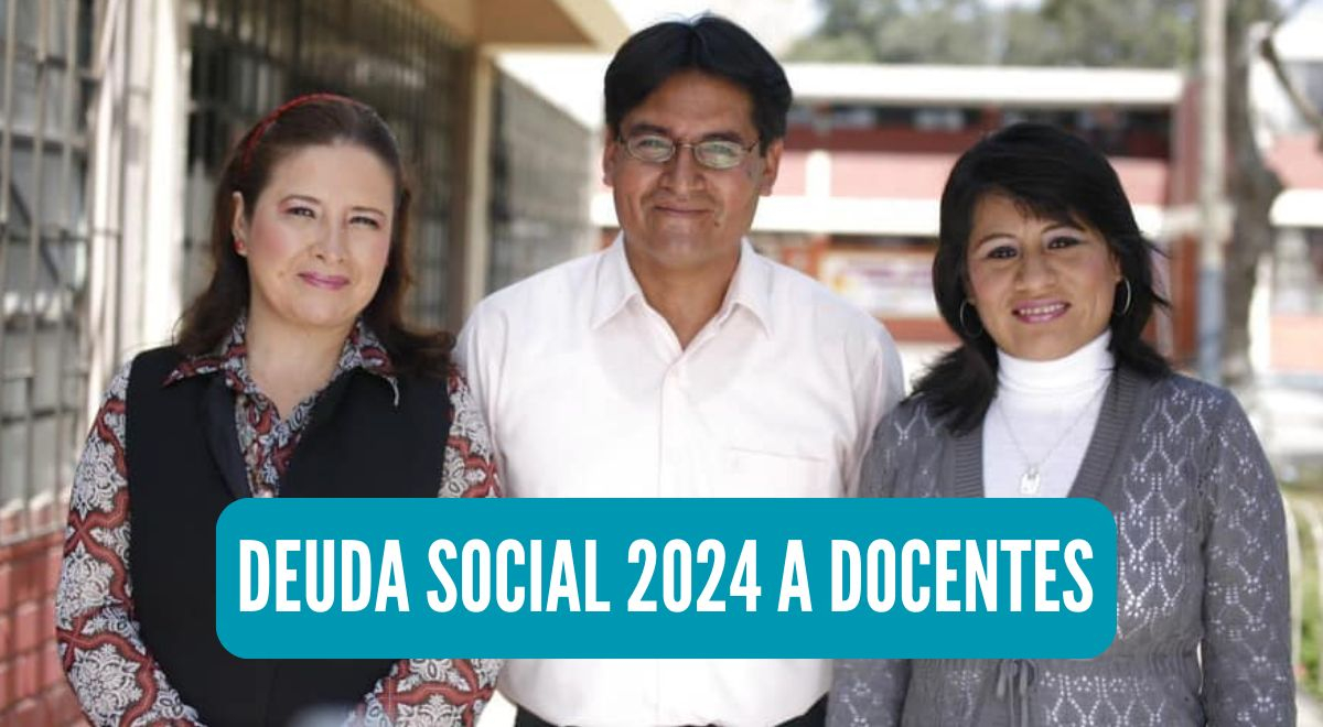 Deuda social 2024 a docentes de 30 mil soles lista de beneficiarios y