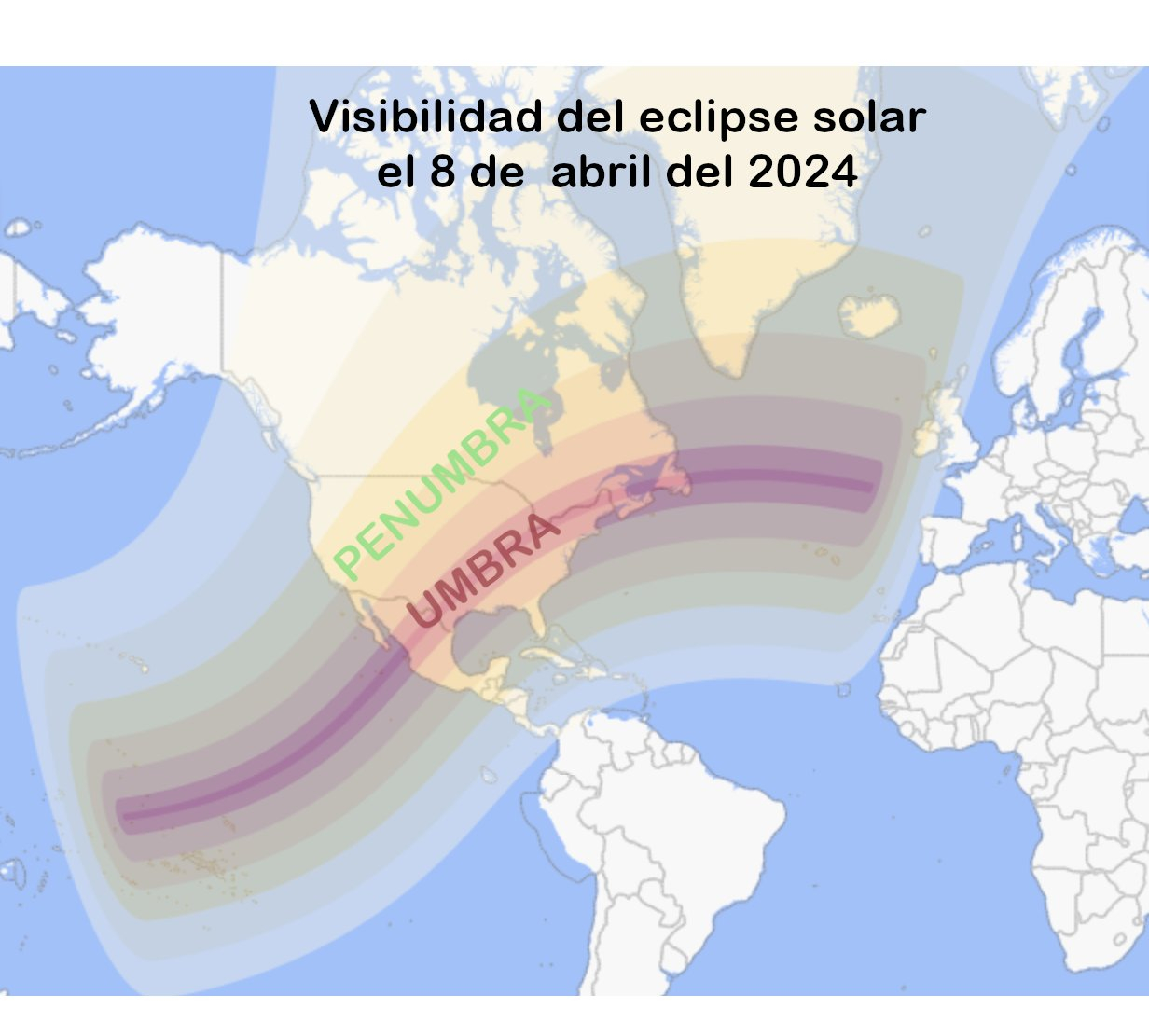 eclipse solar del 8 de abril del 2024