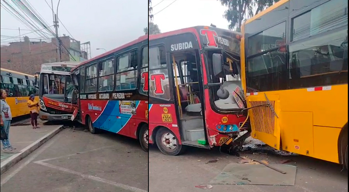 Accidente Metropolitano Hoy Doce Heridos Deja Choque Entre Buses Y