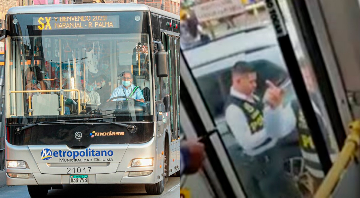 Auto del Estado invade carril exclusivo del Metropolitano e intentan  agredir al chofer del bus