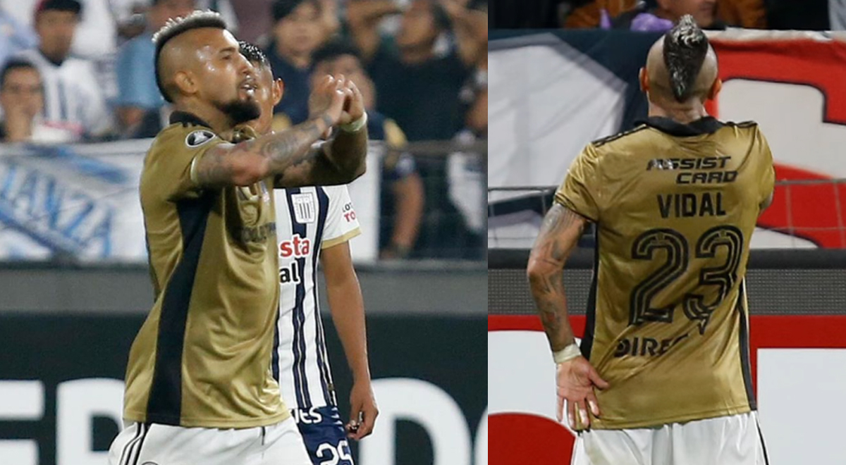 Maillot De Match Colo Colo Vidal - Copa Libertadores - Adidas Blanc Taille M