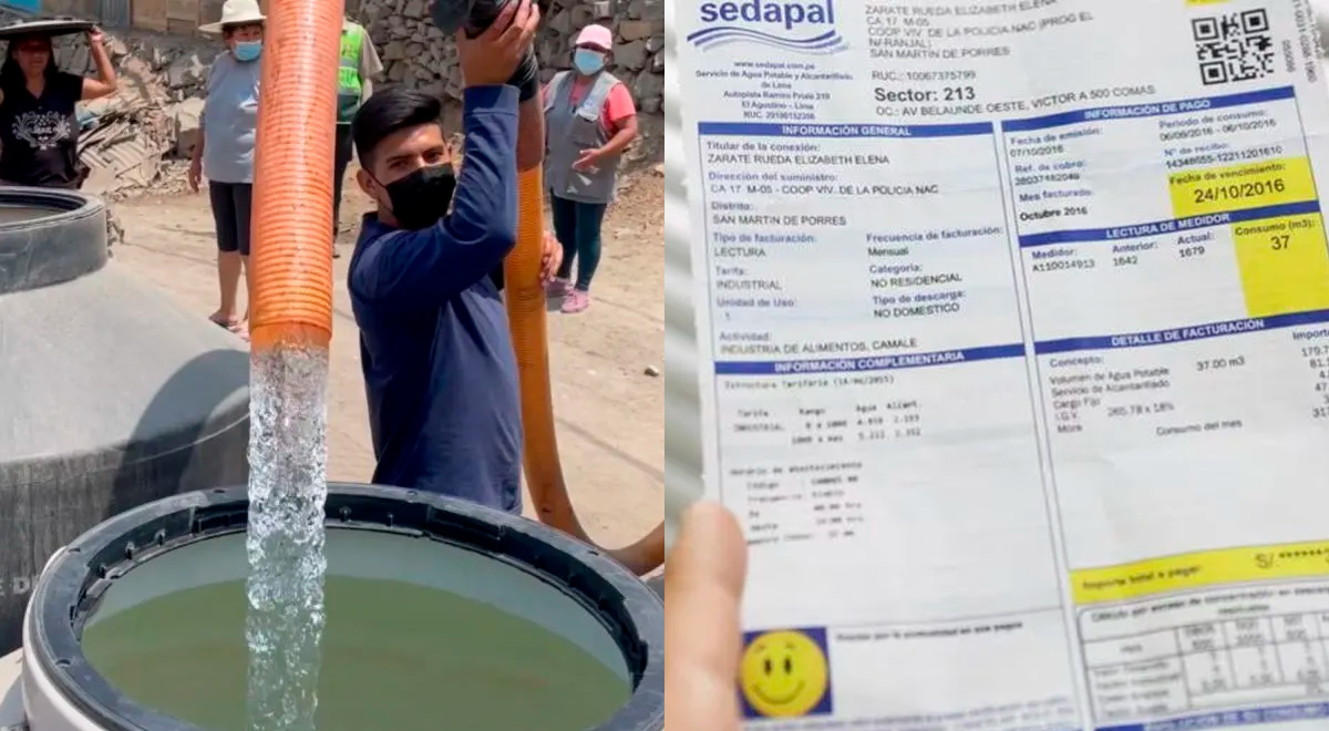 ¿Tienes deuda en Sedapal? Consulta tu recibo de agua desde casa con número de suministro | El Popular