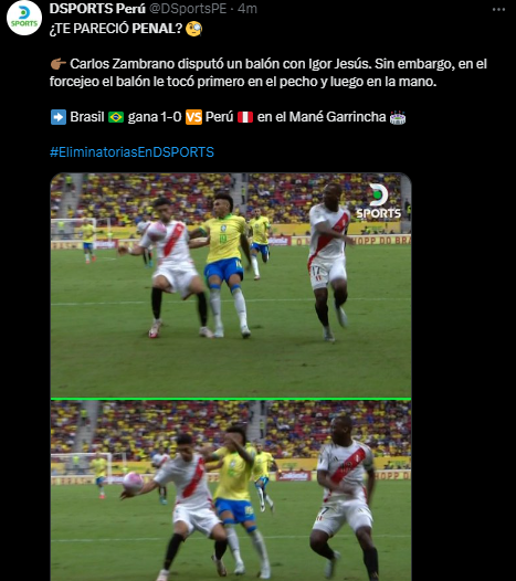 Perú vs. Brasil