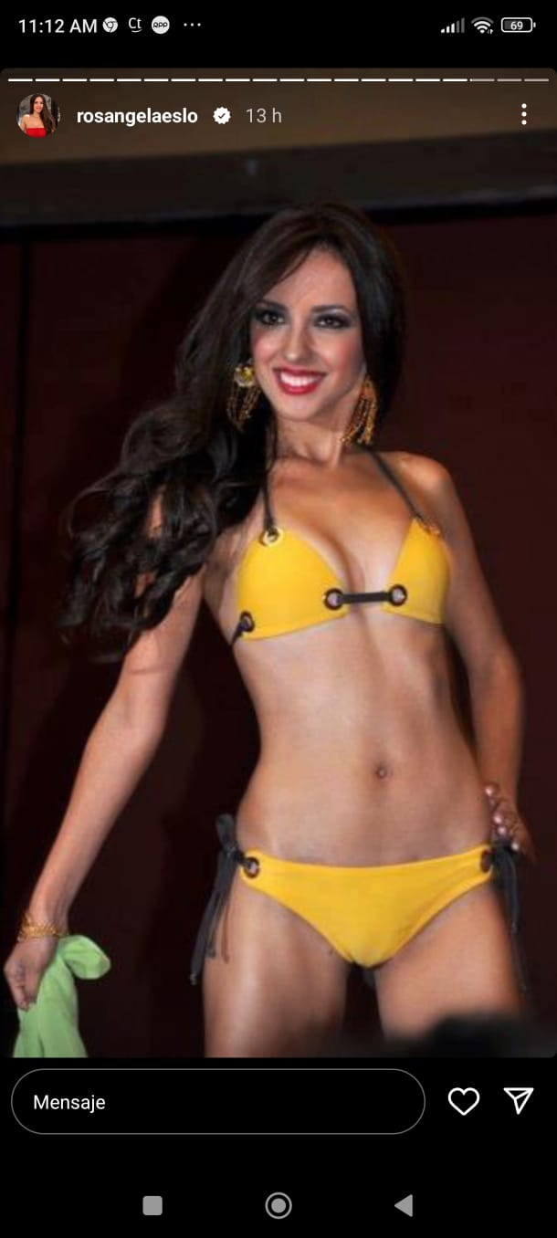 Rosángela Espinoza recuerda su paso por el Miss Perú 2012 como Miss Perú Ica.  