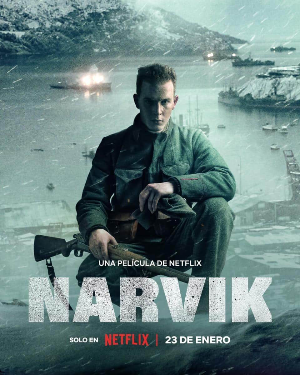 La película 'Narvik' se estrenó en el 2023 y sigue entre las favoritas de Netflix.  