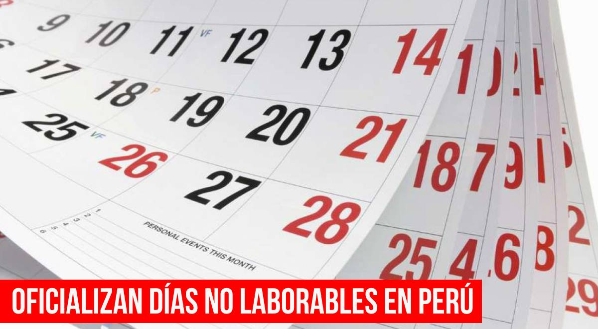 Noviembre es el mes con mayor cantidad de día no laborables.